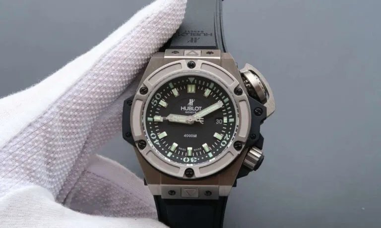 Hublot King Power Oceanographic 731.NX.1190.RX V6 Factory 1:1 Best Edition Replica Watch Black Strap
